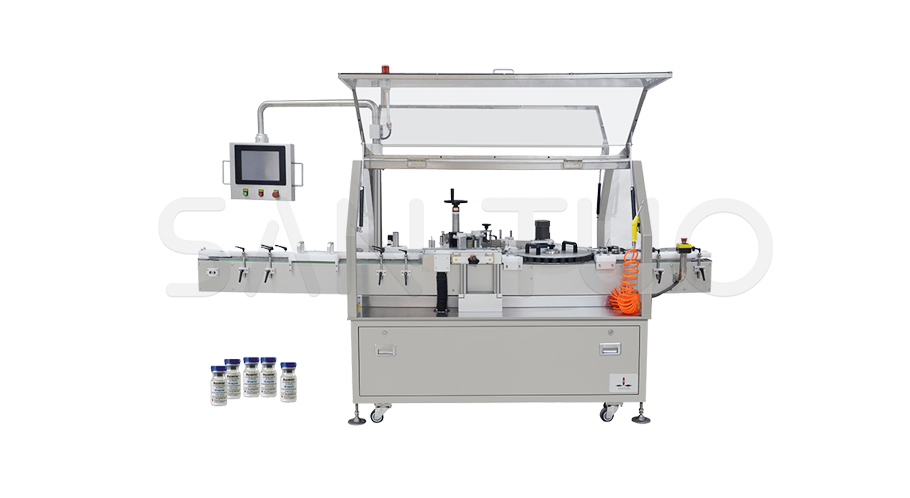 High-speed wiring rotary labeling machine