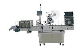 Battery labeling machine