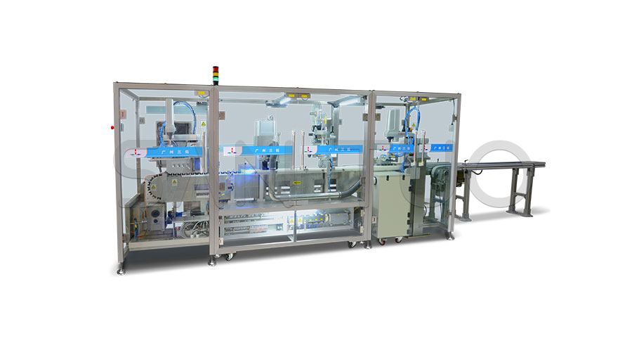 Automatic round tube labeling system